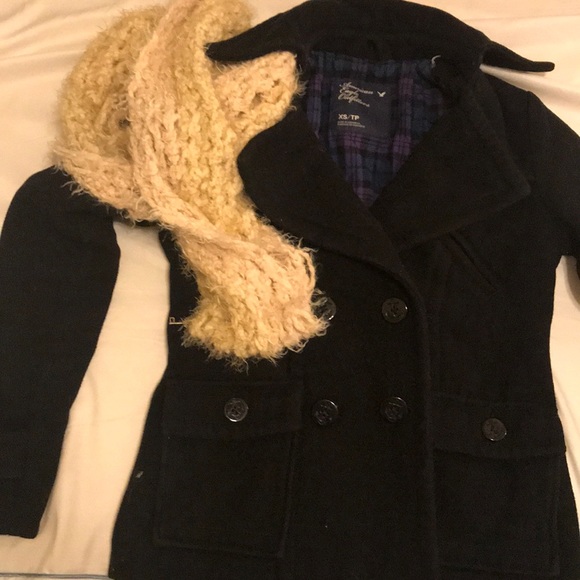 American Eagle Black blazer Jacket - Picture 5 of 6